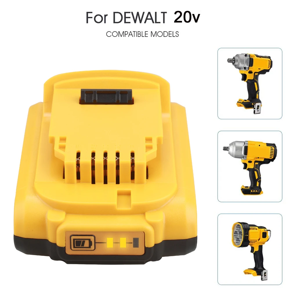 20V 3000mAh DCB200 Li-ion Rechargeable Battery / Charger For DEWALT DCB203 DCB181 DCB182 DCB201 DCB201-2 DCB205-2 L50 powertool