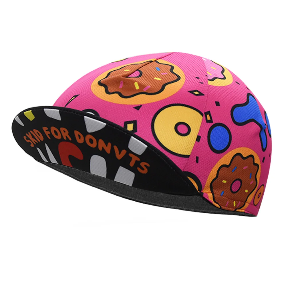 Coffee And Beer Donuts Cycling Hat Bike Caps For Men and Women Quick-drying Breathable Sports Outdoor Ride Unisex