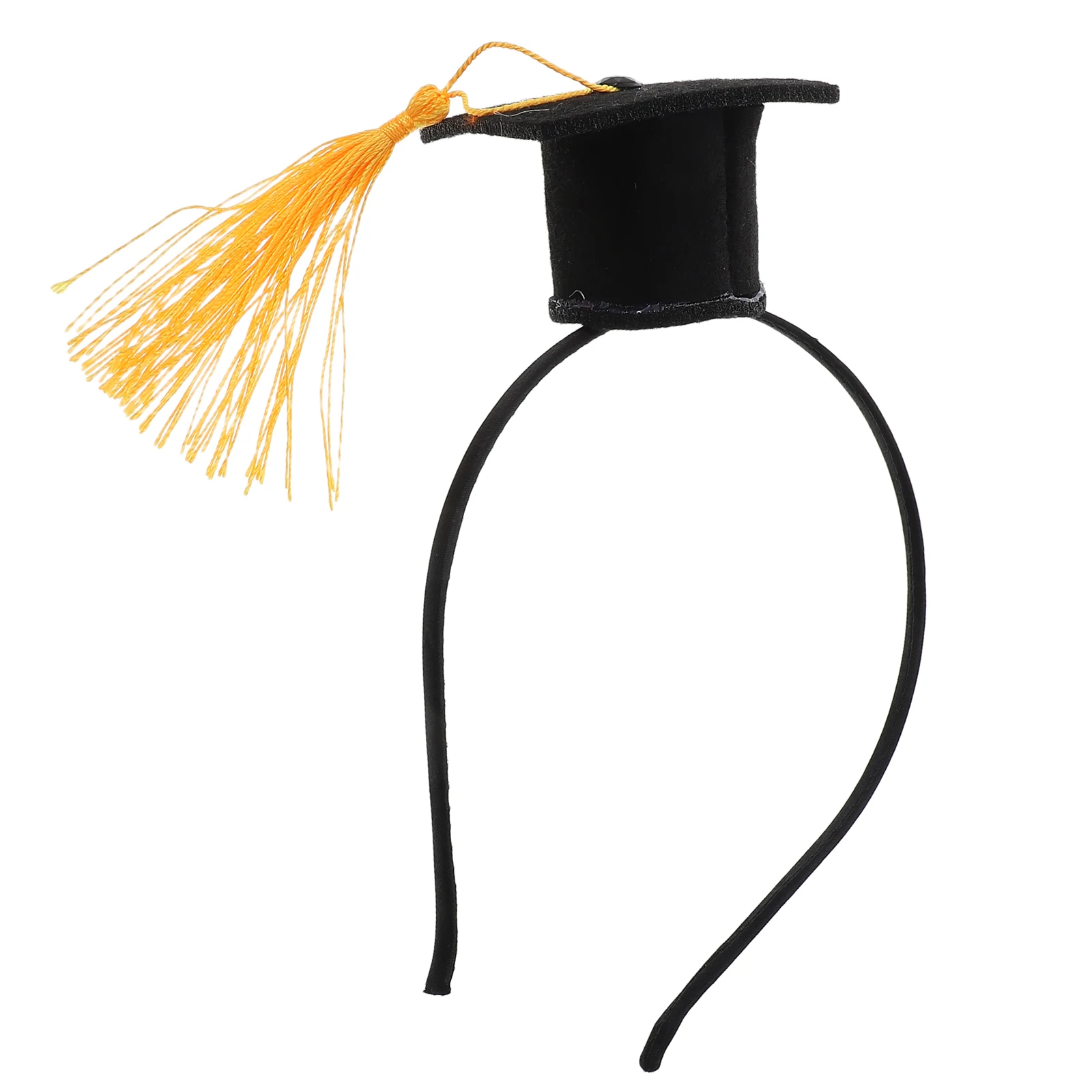 

Doctor's Hat Graduate Cap Headband Unique Tassel Comfortable Material Non Fading Graduation Party Hair Band Accessories