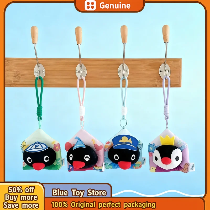 정품 펭귄 백팩 참 플러시 키체인 사우던 뉴스 시리즈 장난감 귀여운 펭귄 인형 행태그 팬들을 위한 사랑스러운 선물 어린이용