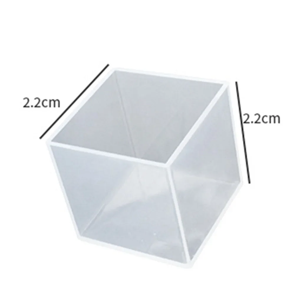 Transparent Silicone For Mold For Crafting For Cube Ornaments With Epoxy Suitable For DIY Decoration At Home Or Office