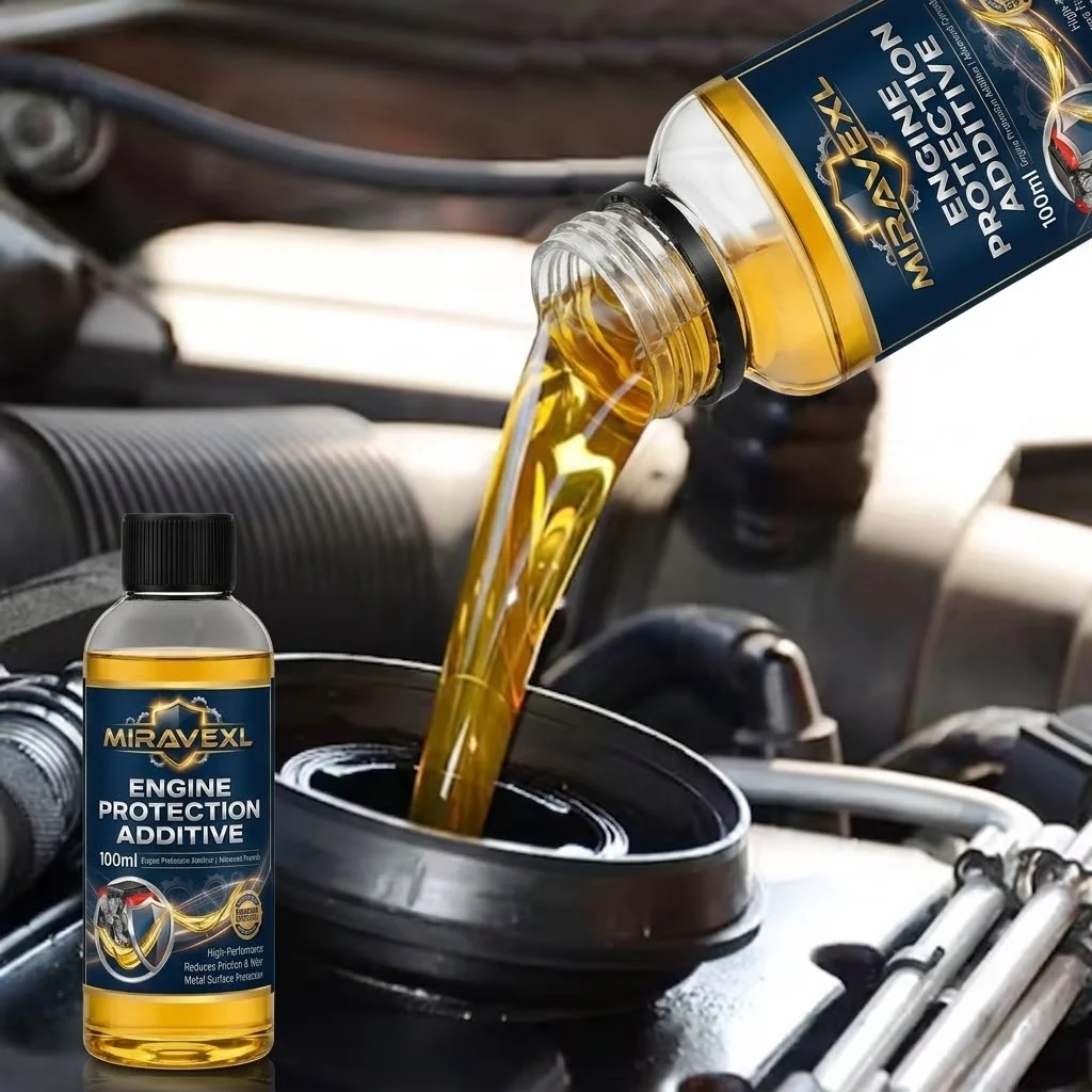 MIRAVEXL High-Performance Engine Protection Additive 1eeml Advanced AntiFriction Oil Treatment Extends Engine Life for Vehicles