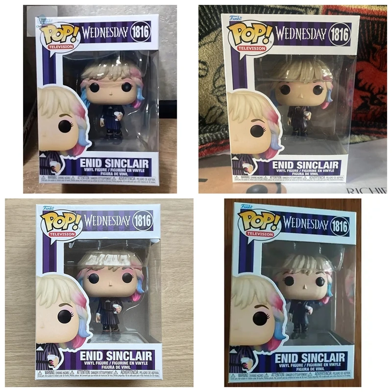 Фигурка Funko Pop Уэнсдей Аддамс # Виниловая фигурка Энид Синклер 1816, новая коллекция 2026 года, модель-украшение для рабочего стола, подарки для фанатов кино и телевидения