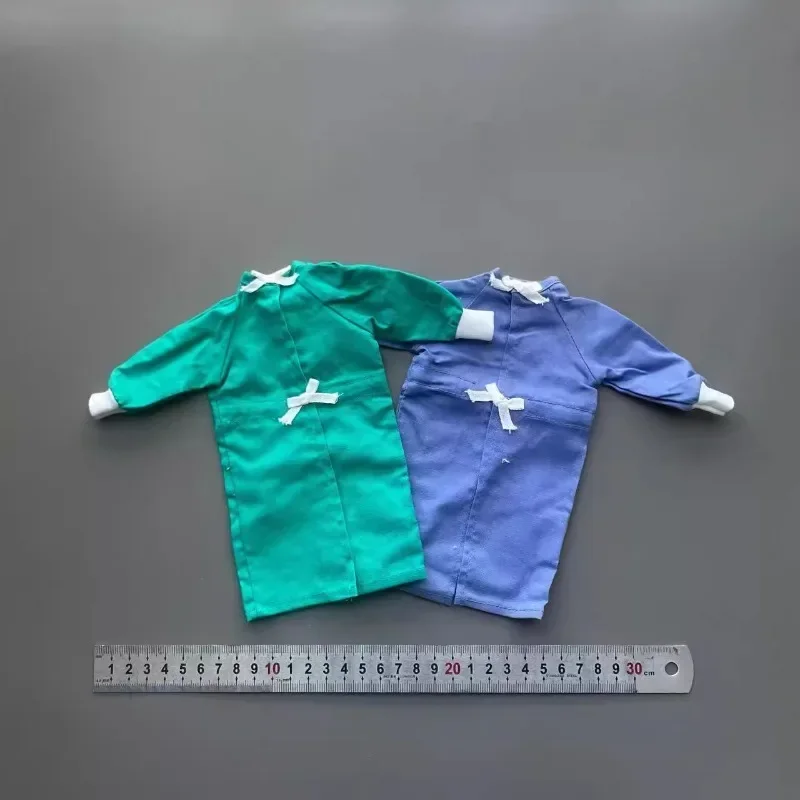 

1/6 Scale Surgical Gown Doctor Nurse Clothes Overcoat Soldier Protective Coat Dress Model for 12inch Action Figures DIY