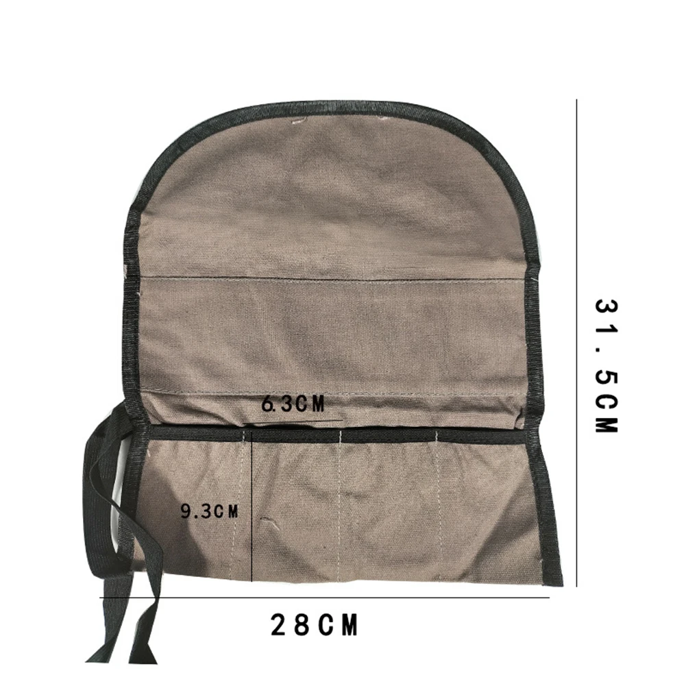 1pc Werkzeug Aufbewahrung tasche Leinwand für Schraubens chl üssel Schrauben dreher Bohrzange mehrere Taschen Roll beutel