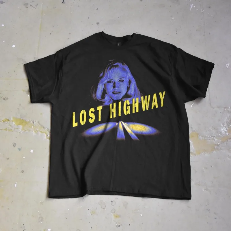 Camiseta Lost Highway – Camiseta David Lynch Neo-Noir Film Tee, camiseta casual confortável para todas as estações, unissex.