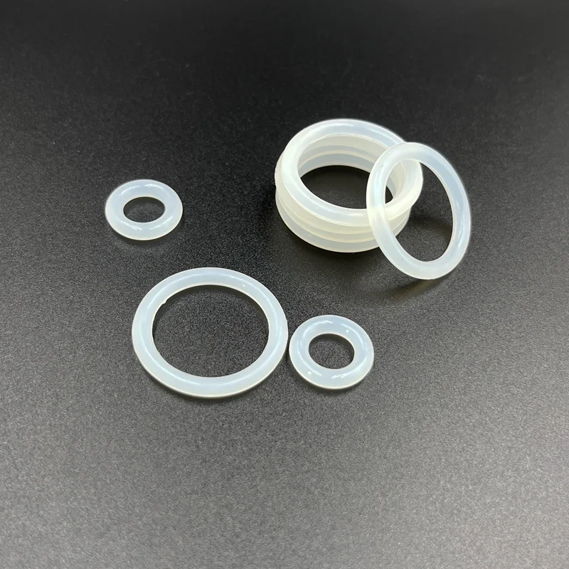 VMQ Weiße O-Ring-Dichtung, Silikon-O-Ring, hitzebeständig, wasserdicht, Hochtemperatur-Dichtung, Dicke 1,5/2,0/2,4/3,1 mm – Detail 7