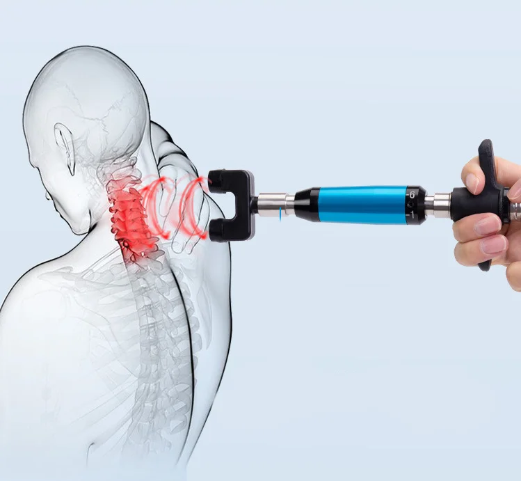 Nuovo arrivo pistola per massaggio impulso artrstim strumento di regolazione pistola ad impulso chiropratico