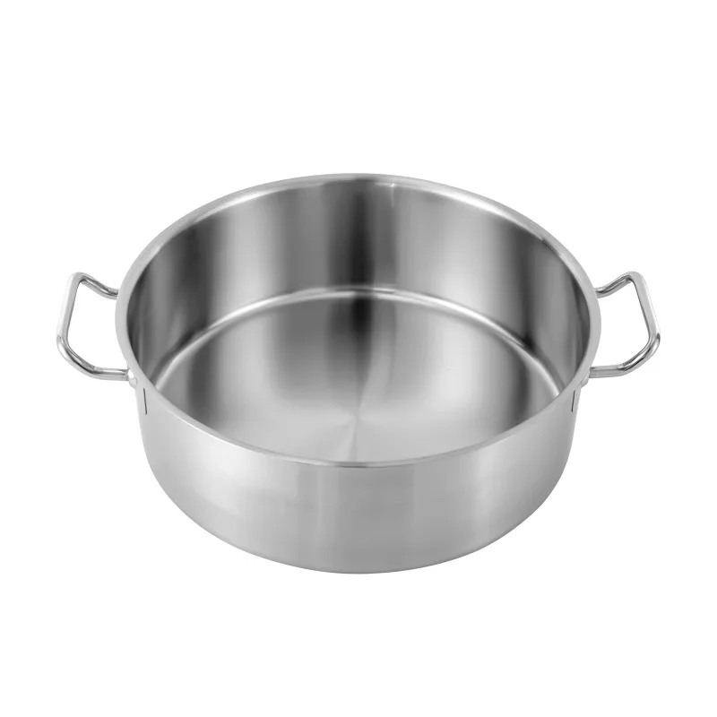 for Home and KitchenStainless Steel Stockpot, 6lbs Stainless Steel Hot Pot Pan, 11Qt Capacity