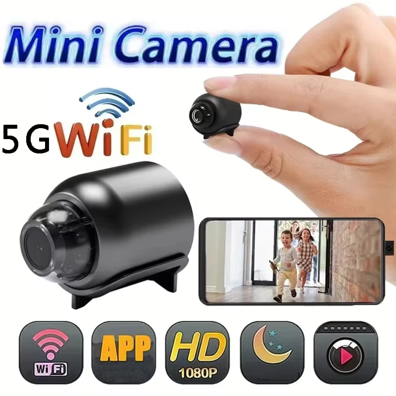 X5 Mini Camera HD 1080P Intelligent Home Security Video Recording APP Support Memory Card Mini Camera Security Wireless Camera