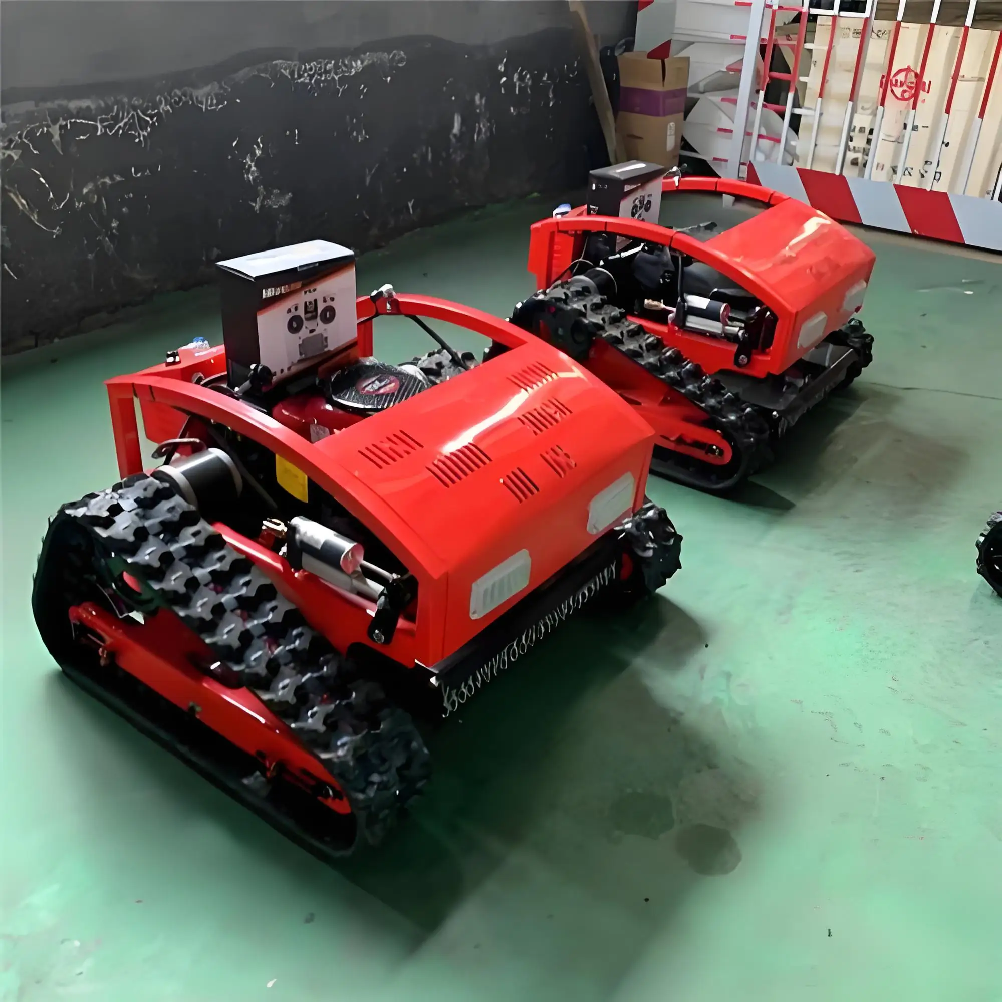 High speed operation petrol remote control lawn mower agricultural robot garden lawn mower