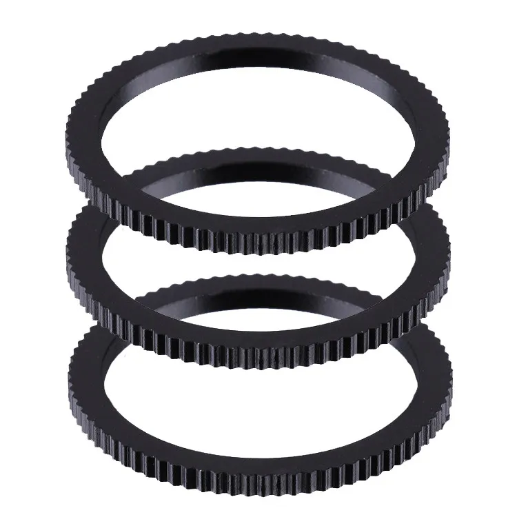 3mm C‑CS Mount Adapter Ring, C to CS Mount Extension Ring Matte Black Lens Spacer for Industrial Camera