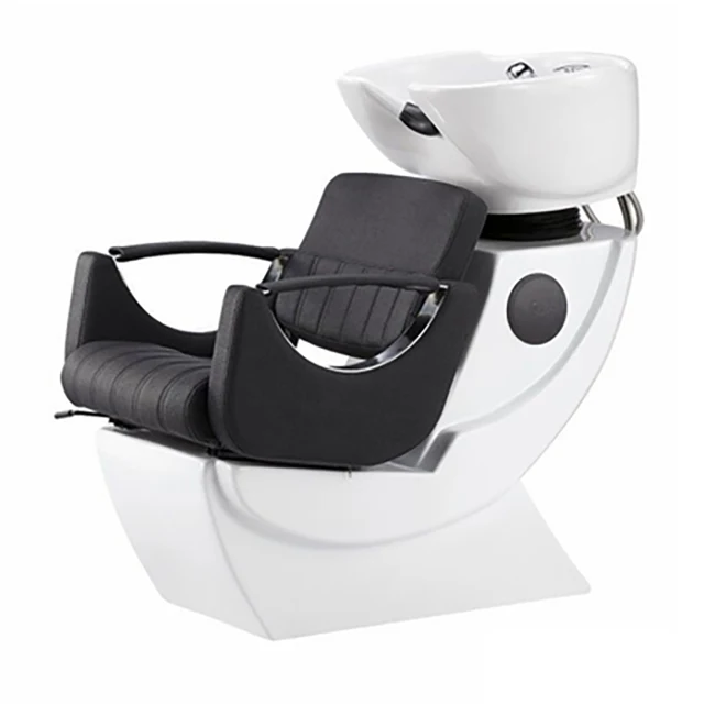 

Wholesale Portable Washing Shampoo Chair Barber Hair Beauty Salon Furniture Backwash Unit Massage Shampoo Sink With Basin Chair