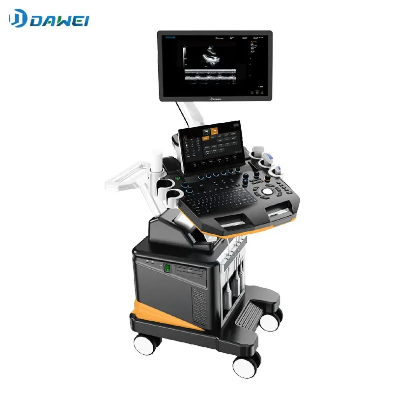 Factory HD trolley color doppler 4d cardiac general ultrasound