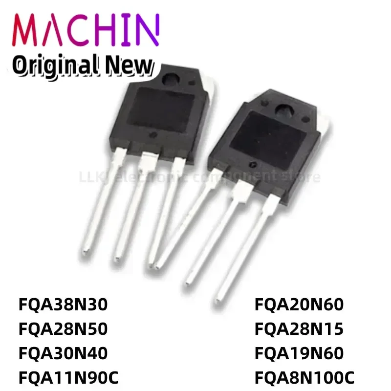 1 Uds FQA38N30 FQA28N50 FQA30N40 FQA11N90C FQA20N60 FQA28N15 FQA19N60 FQA8N100C TO3P TRANSISTORES DE POTENCIA TO-3P.