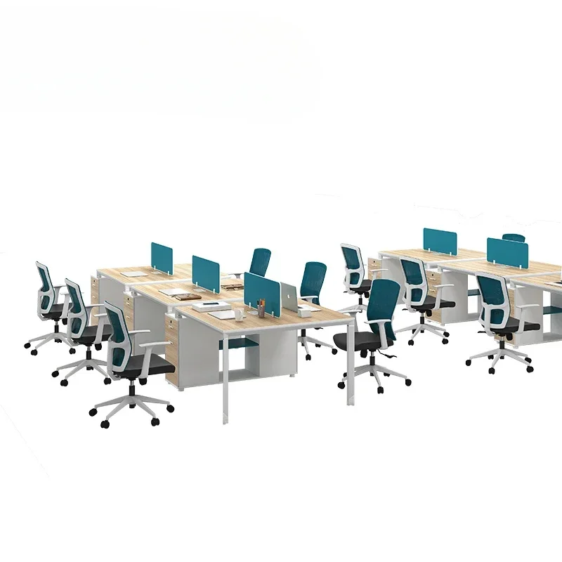 

л # Рабочий стол бюро, кубики, офисная рабочая станция, кубик для 6- человек, стол для персонала, рабочая станция, открытый офисный стол