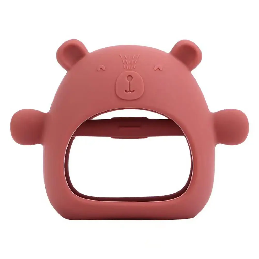 TeWindsor-Bracelet de dentition en silicone sans BPA pour bébé, jouets animaux de dessin animé mignons, accessoires pour bébé, K1Q7