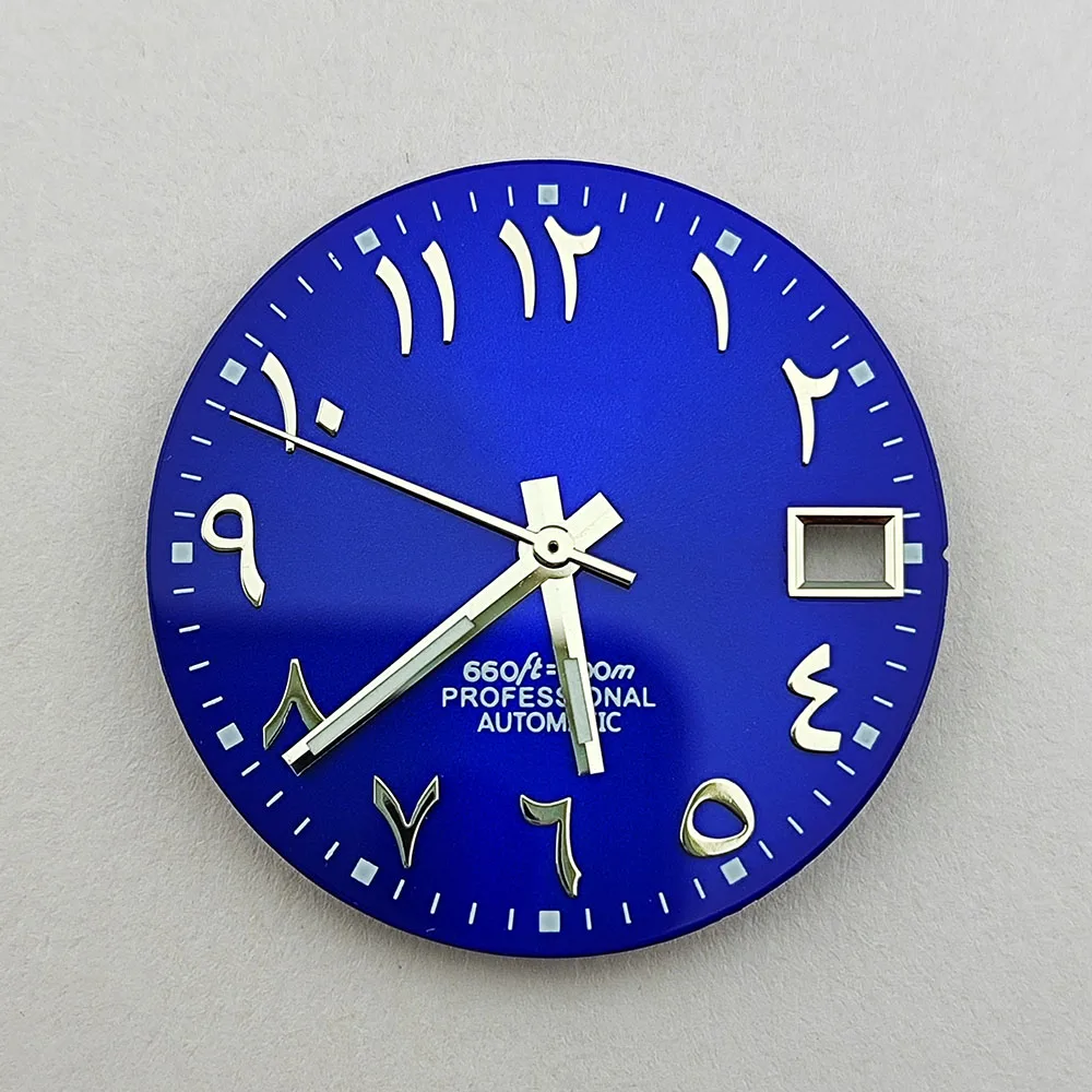 28.5mm High Quality NH35 dial S dial NO luminous Arabic letters dial fit NH35 NH36 movements watch accessories repair tool