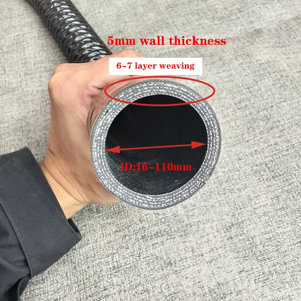 ID16 ~ 110mm جنرال موتورز أسلاك الفولاذ السيليكون المموج خرطوم المبرد خرطوم كمية الأنابيب المبرد الأنابيب