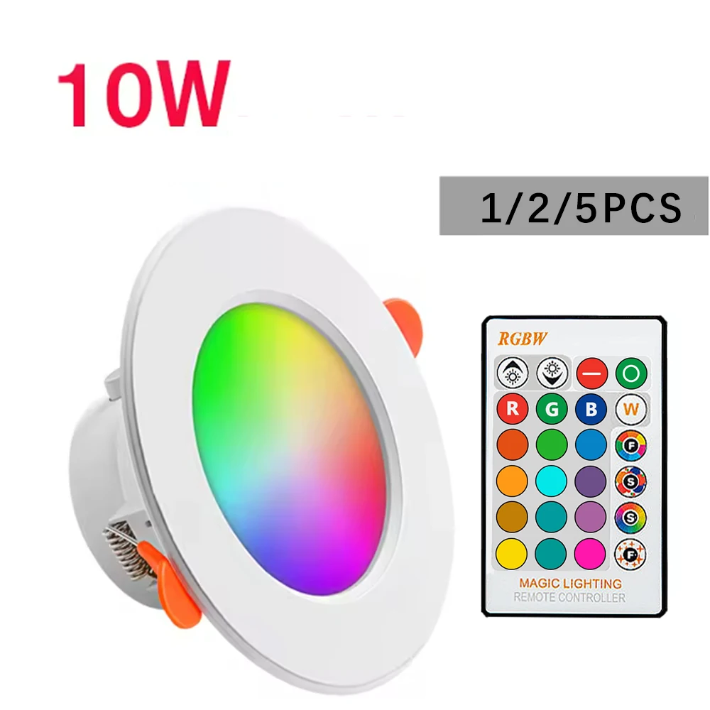 Downlight LED moderne RGB 10 watts Graffiti Mobile Bluetooth APP Downlight intelligent pour salon chambre hôtel couloir éclairage