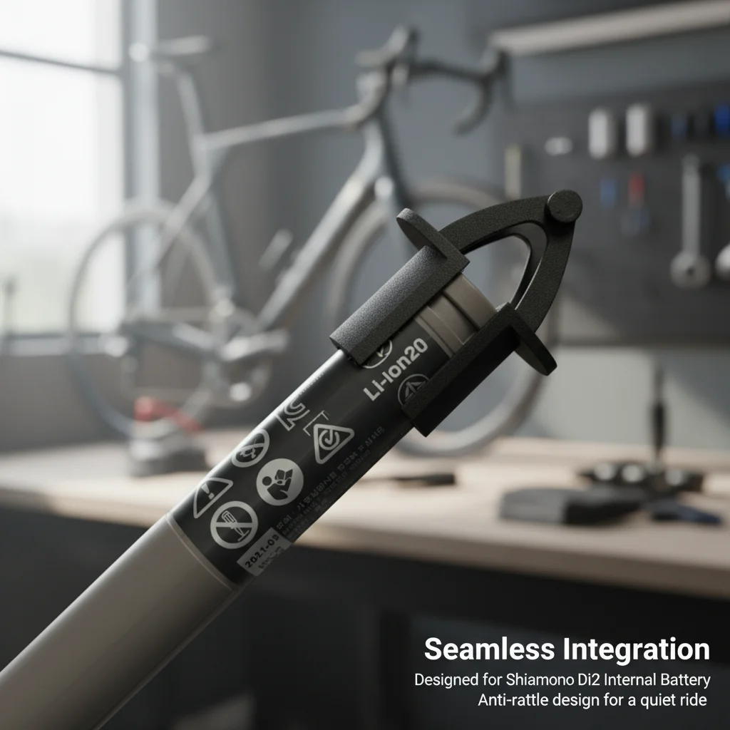 Ultraleichte 3,2g interne elektronische Schaltbatterie-Halterung für SL8 Carbon-Sattelstütze Rennrad Kunststoffhalter Adapter Halterung – Detail 3