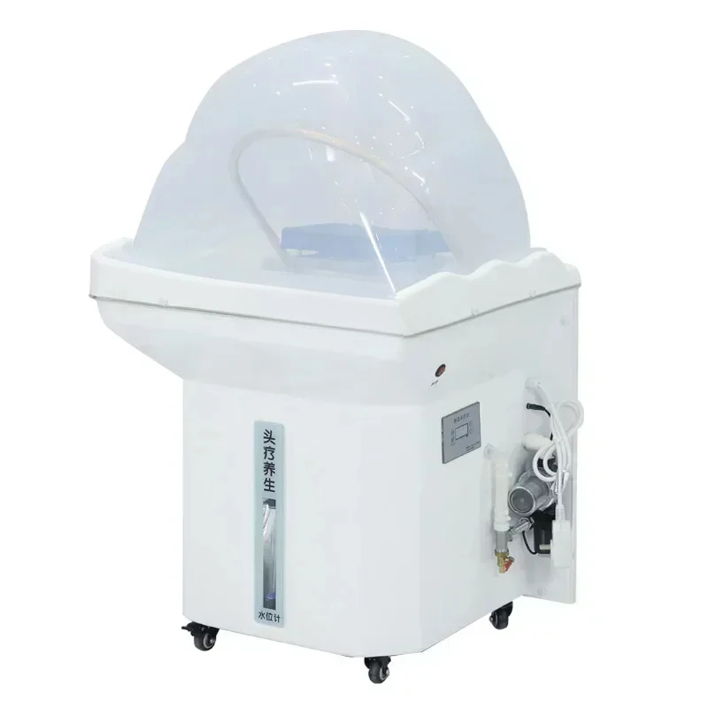 Movable Head Treatment Shampoo Hair Care Shop with Fumigation Water Circulation Shampoo Machine for Beauty