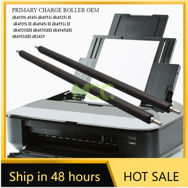

2 шт. OEM-качество PCR зарядный ролик 2 шт. для CANON IR 2520 2530 ADVANCiR4535i 4545i iR4551i iR4525i II iR2625COPIER ЧАСТИ