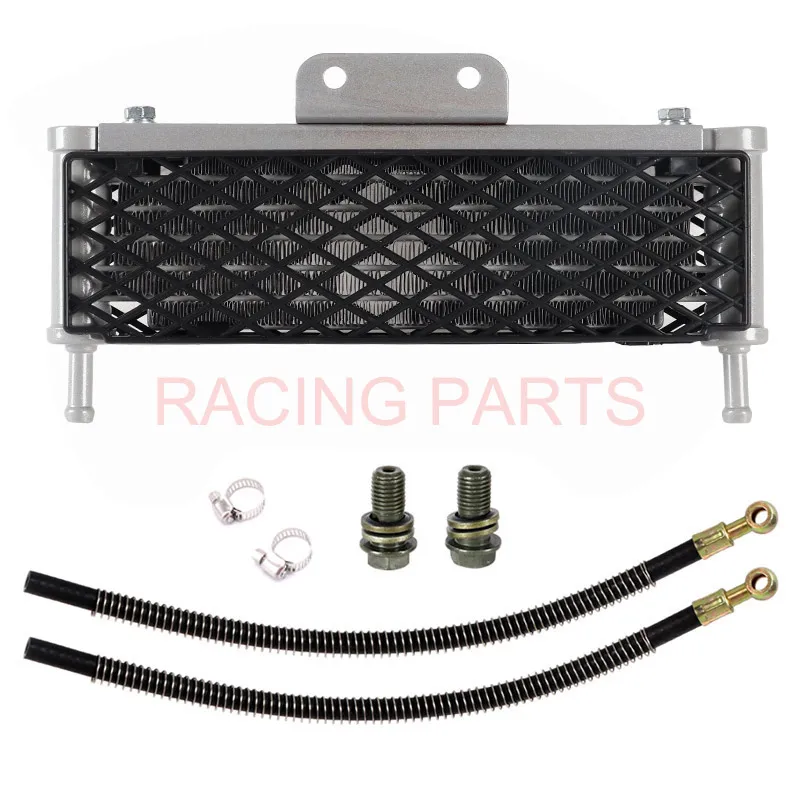 Motorcycle Oil Radiator Water Cooler Kit Universal for Kawasaki Honda Suzuki Engine Minimoto Pit Dirt Bike Motorcycle Oil Cooler