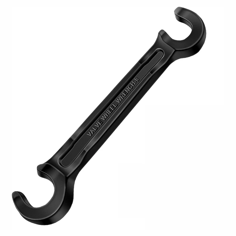 

Double Ended Valve Wheel Wrench Cast Steel Hand Valve Wheels Wrench 8In Valve Opening Closing Tool (1/2In And 21/32In)