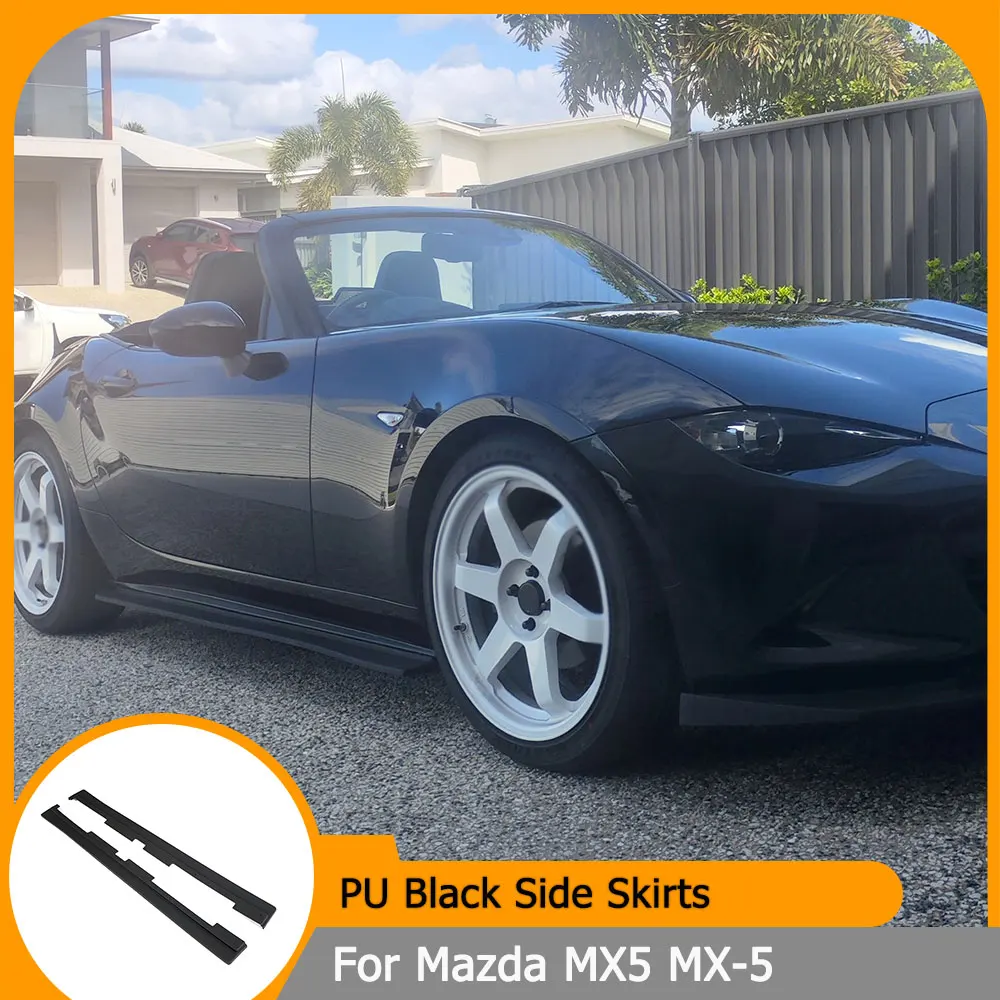 

Side Skirts Extension Lip Aprons Chin Splitter Spoiler for Mazda MX5 MX-5 ND 4th 2016-2022 Side Skirts PU Black Primer
