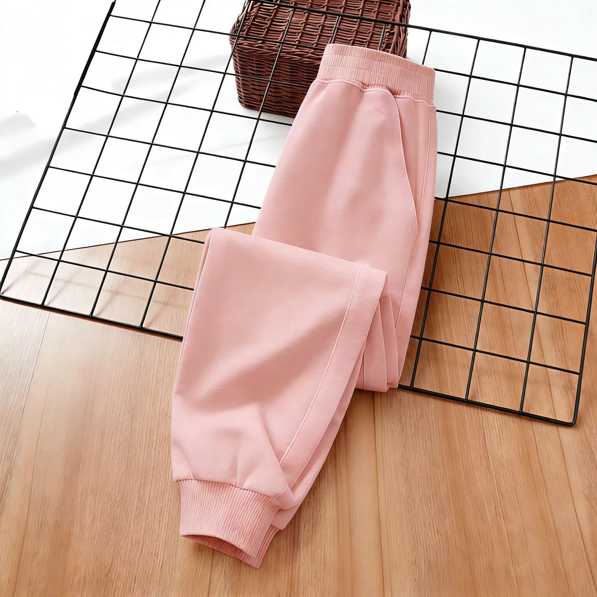 Einfarbige Kinderhosen Bequeme Lange Hosen Herbst-Winter-Kleidung Geschenk Grafische Hosen für Jungen und Mädchen – Detail 2
