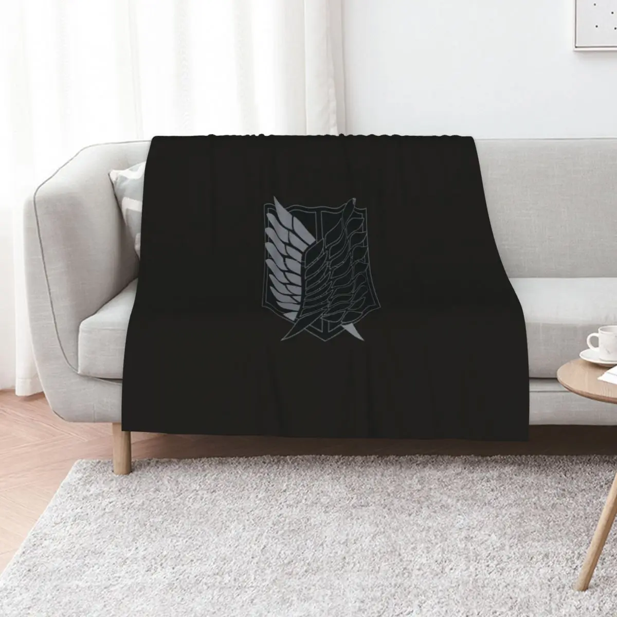 Exploration Battalion - SNK - B&W Classic Throw Blanket Summer Beddings Picnic for winter Sofa Throw blankets ands Blankets
