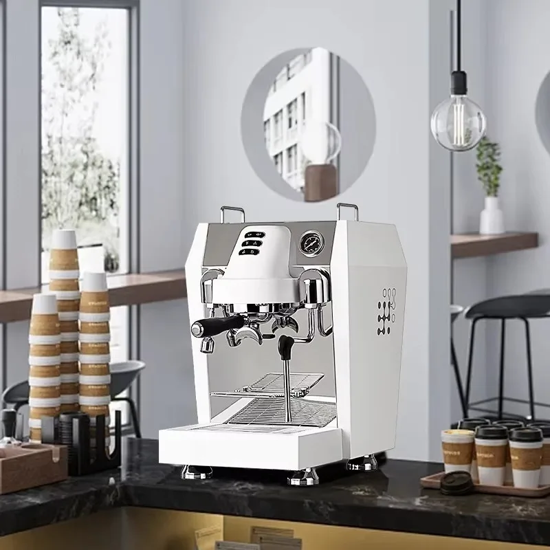 Professional Commercial Italian Espresso Coffee Machine with Imported Water Pump for Restaurant Cafe Coffee Shop 2026 New Design