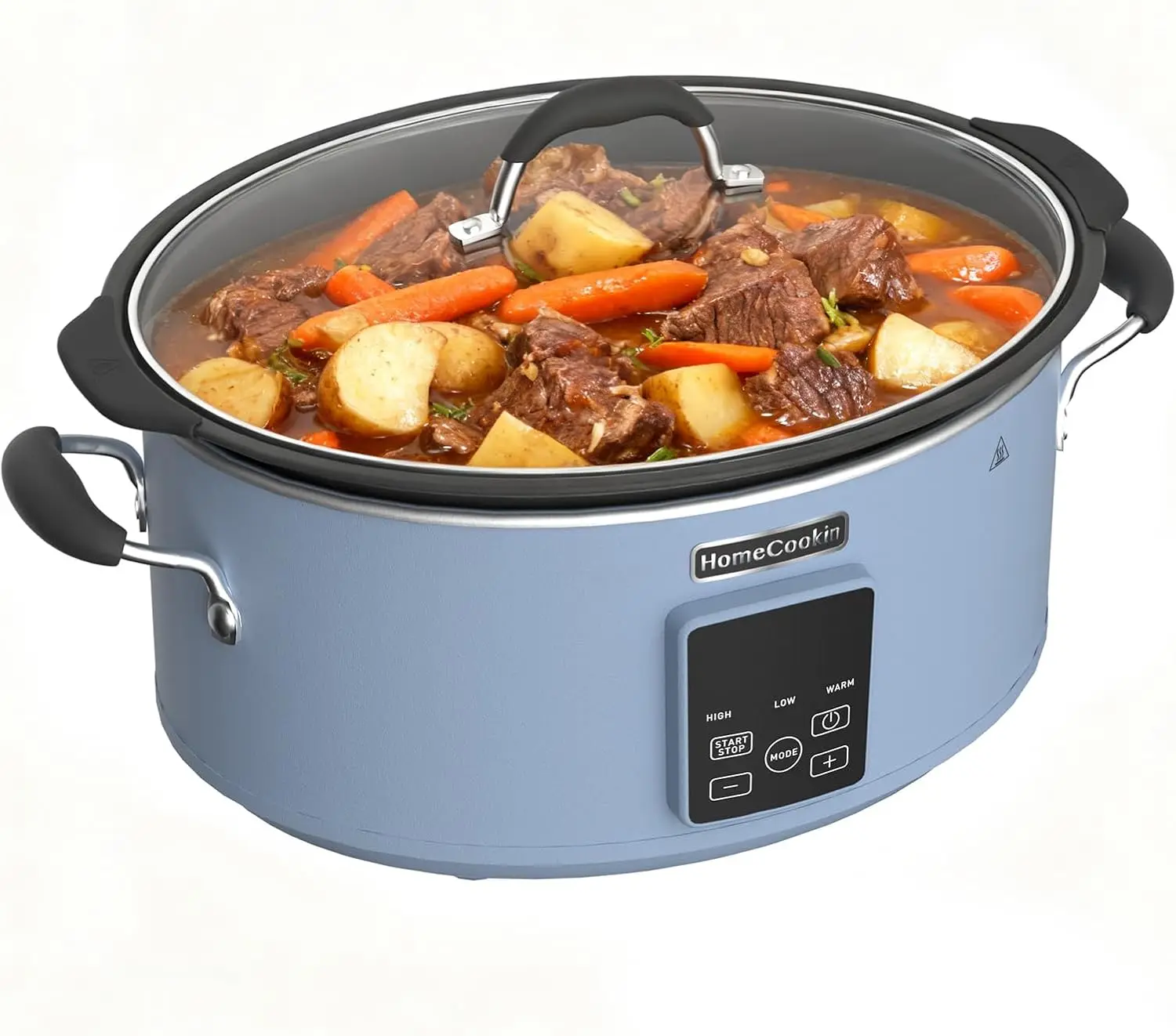 

Slow Cooker, Extra Large 10 Quart Digital Programmable Slow Cookers with Timer, Dishwasher Safe Glass Lid & Crock