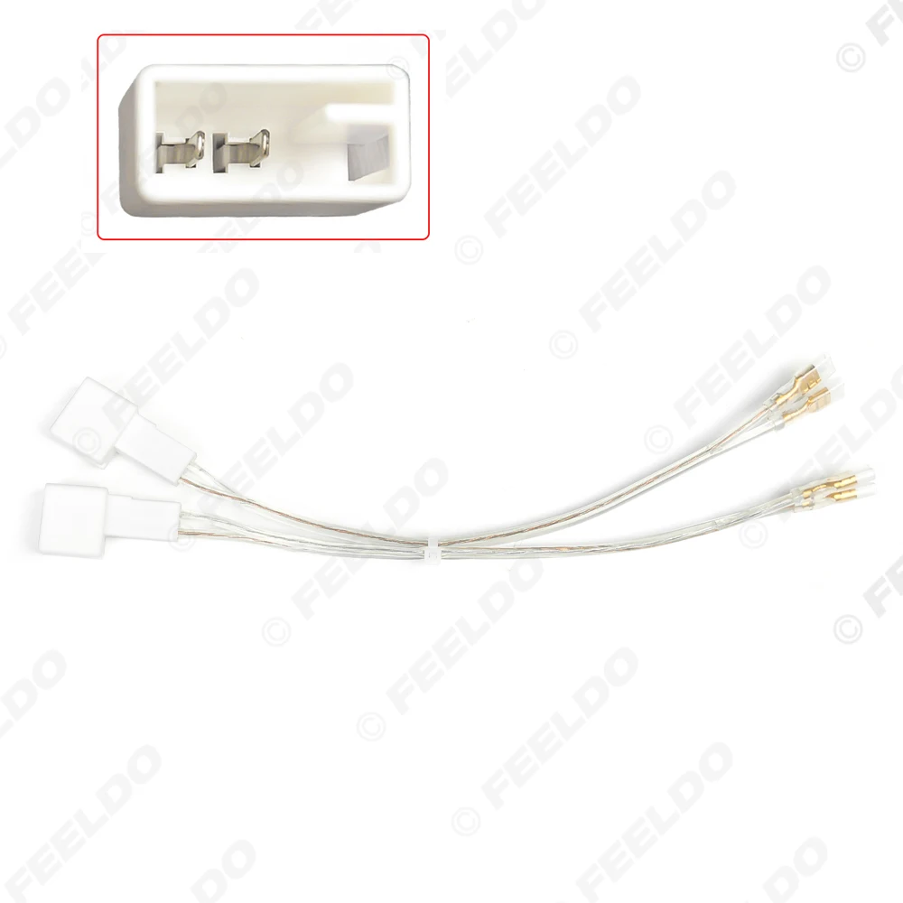 

5Pair For Toyota Car Stereo Speaker Wire Harness 2Pin Adaptor Auto Speaker Replacement Connection Plug Cables