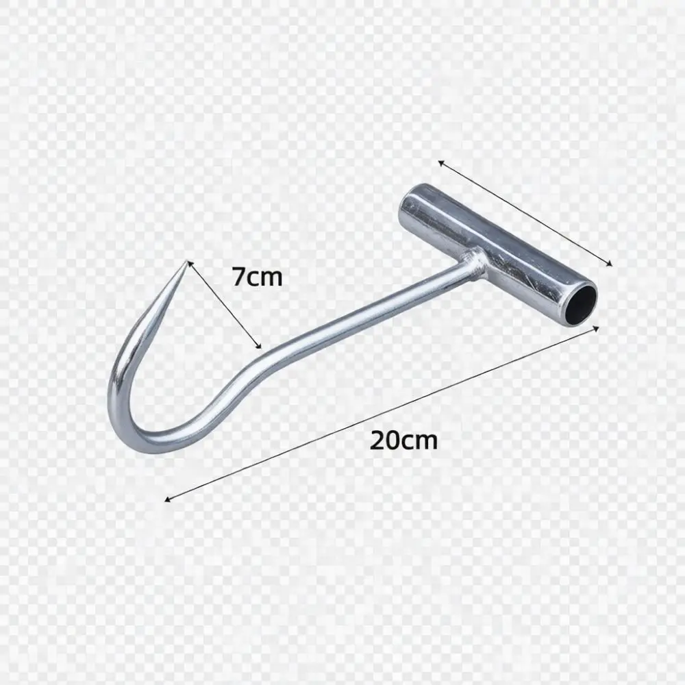 Professional Grade Meat Hanging Hook Galvanized Surface Butcher Shop Hanger For Efficient Stock Movement And Storage