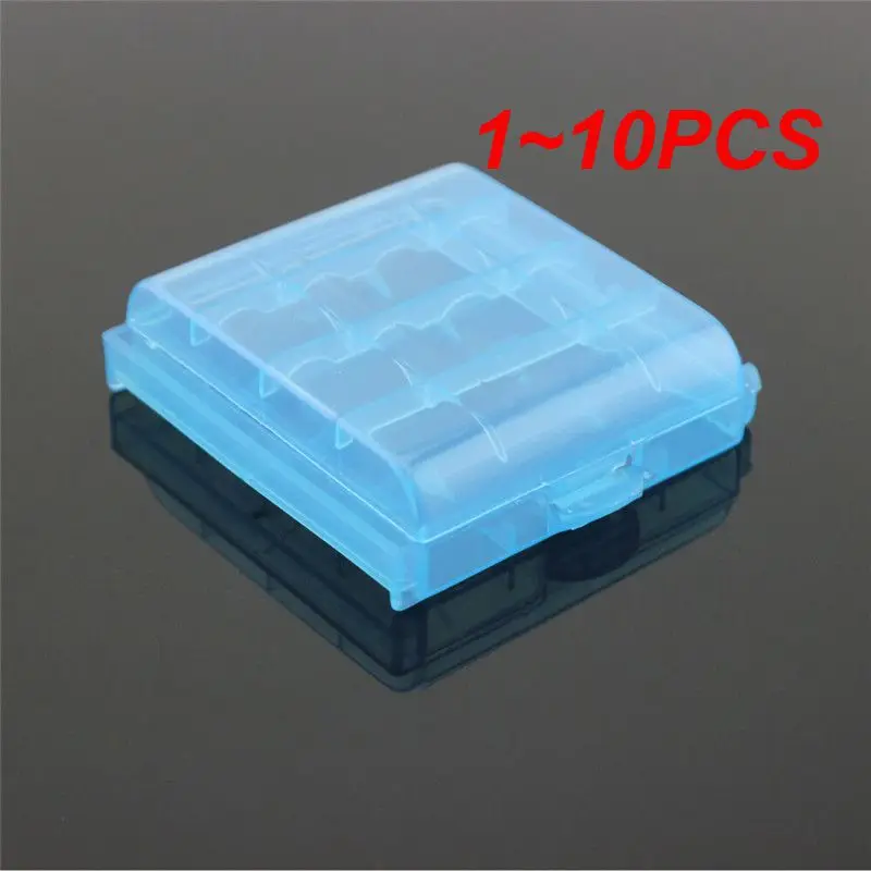 1~10PCS Colorful Plastic Case Holder Storage Box Cover for 10440 14500 AA AAA Battery Box Container Bag Case Organizer Box Case