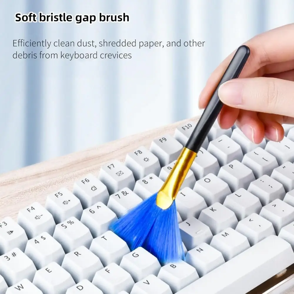 5/6/9/10Pcs Portable Keyboard Cleaning Brush Kit Professional Dust Removal Dust Cleaner Kit Practical Soft Brush