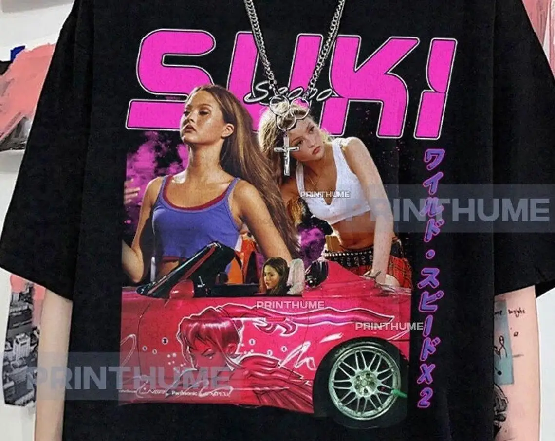 Retro SUKI Shirt Devon Aoki Fast Rap 90s Furious Devon Aoki T-Shirt Cute Furious Suki Graphic Vintage Brian O'Connerr Suki  Tej