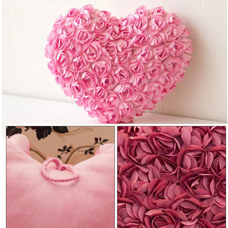 Handmade Flower Style Cushion Cover, Stock Stock, Pillow Cover, Cleanup, H04