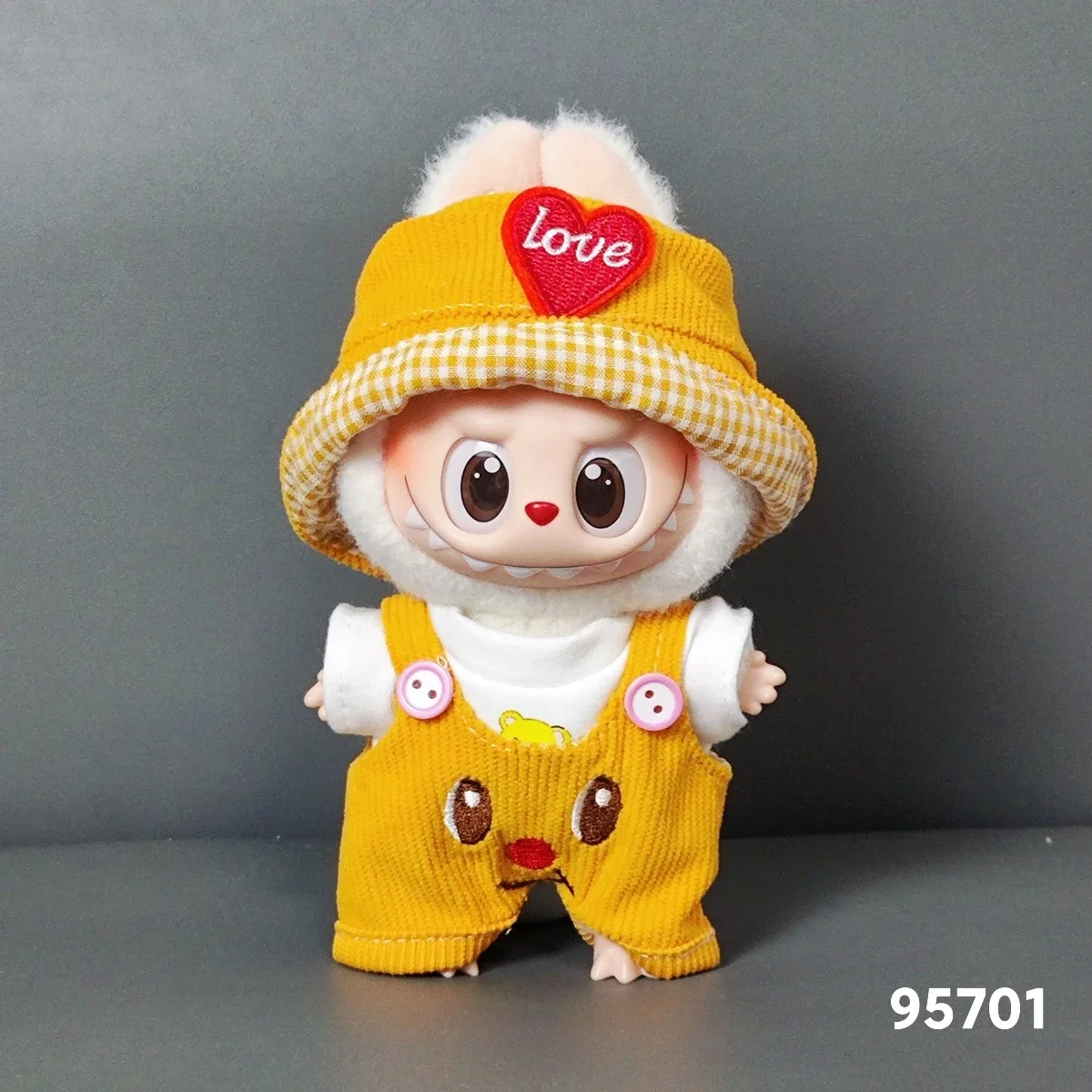 

Clothes for Labubu II Idol Sitting Party Dolls - Cute Mini Plush Doll Clothes & Accessories for Korea Kpop EXO