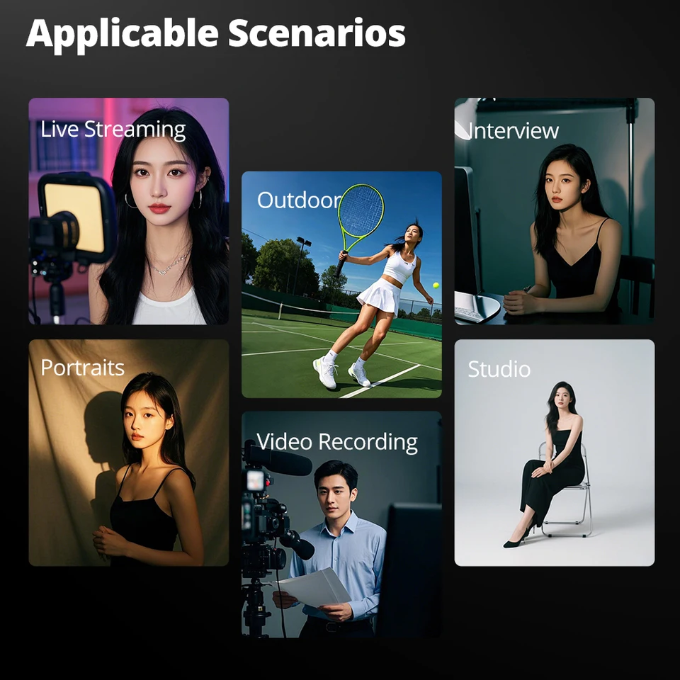 AMBITFUL SA30 Aufblasbare Schlauchleuchte Wabengitter Softbox für AMBITFUL GC30R Luftschlauchleuchte