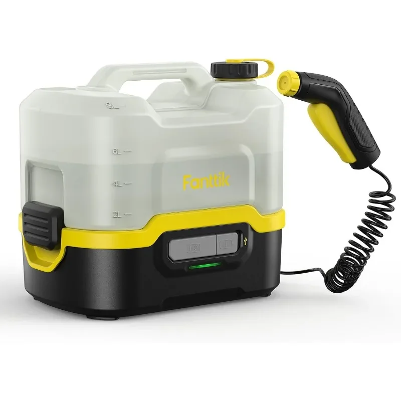 Fanttik NB8 Nano Portable Cordless Electric Sprayer w/2.1Gal Tank, Retractable Spray Head, 2600mAh Lithium Battery