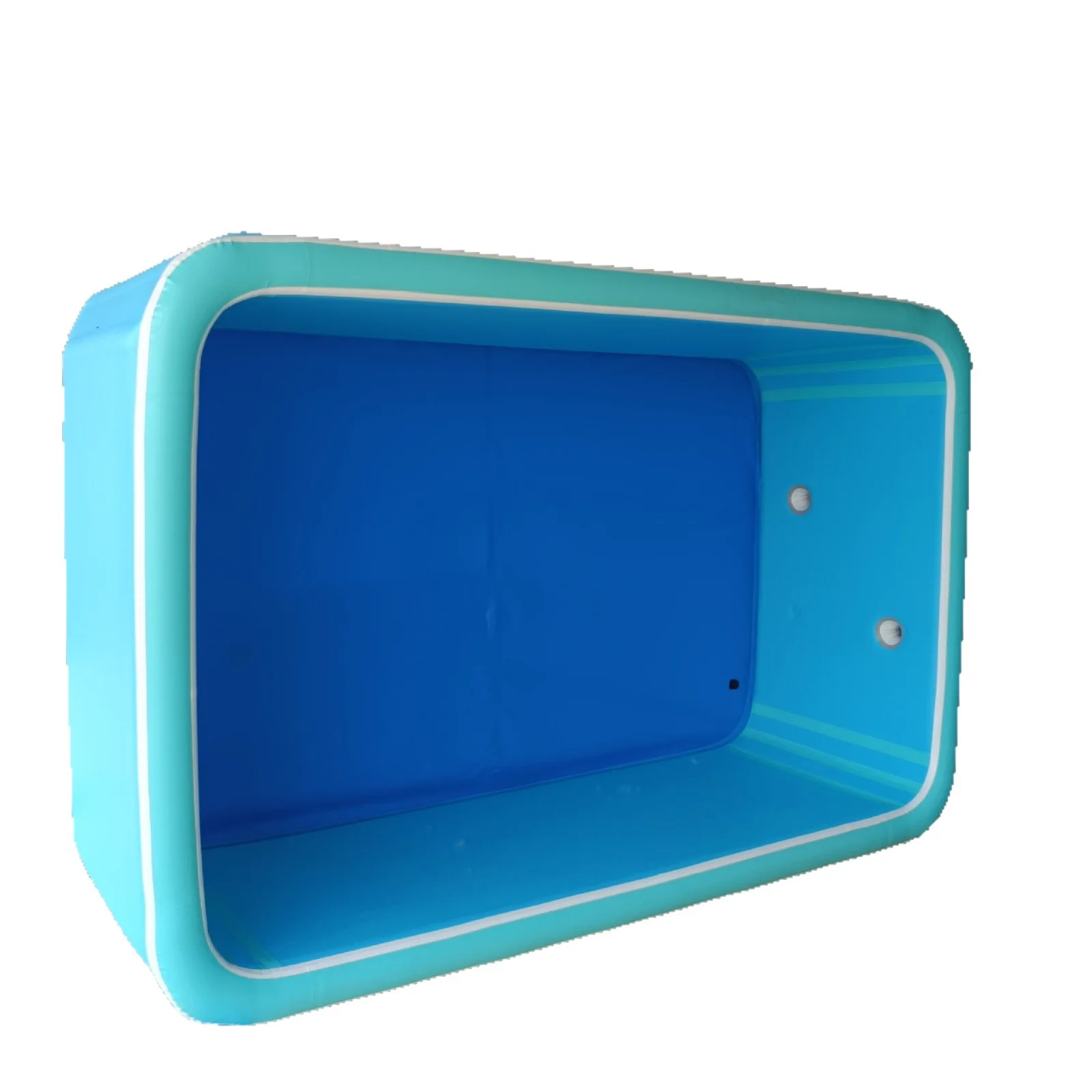 Piscina inflable personalizable para niños, piscina de agua portátil de PVC con tela de punto de caída de doble pared para múltiples personas