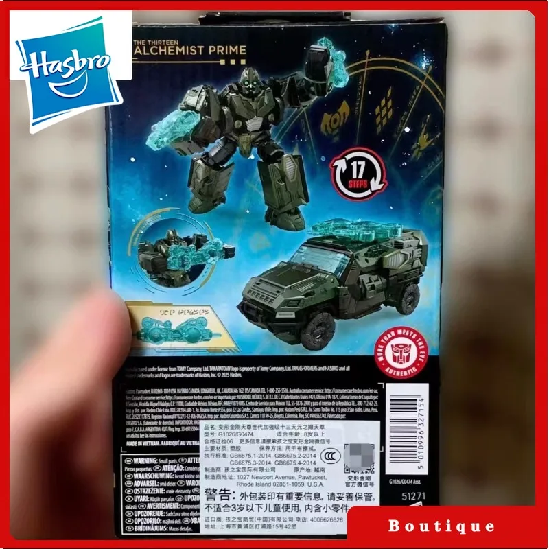 In stock Hasbro Transformers toysAge Of The Primes Alchemist Prime Action Figure Robot Toy Collectibles Gifts Hobbies