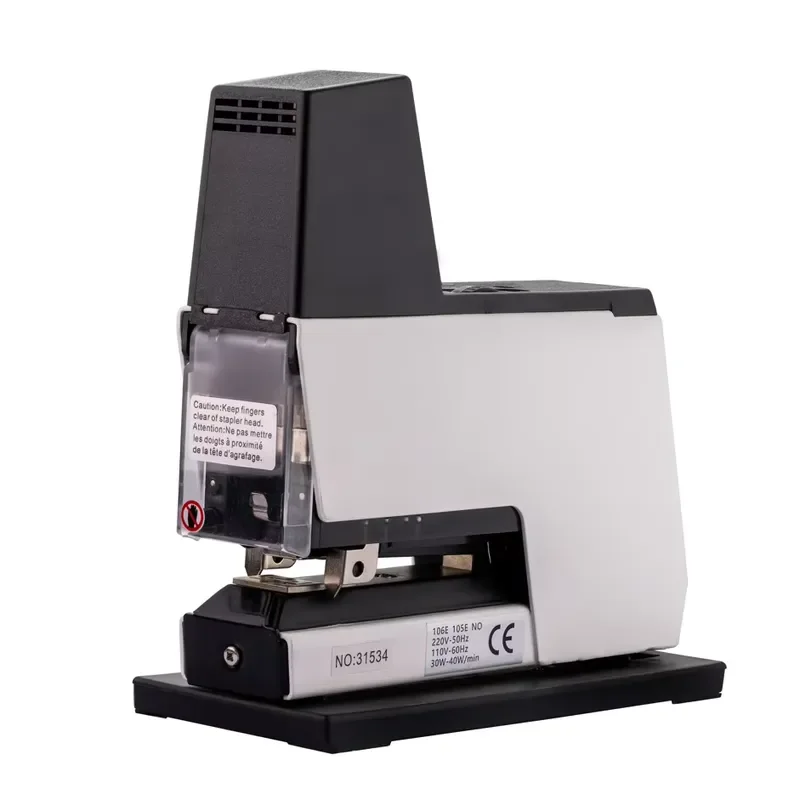 Electric Desktop Office Notebook Binding Paper Stapler Metal Material
