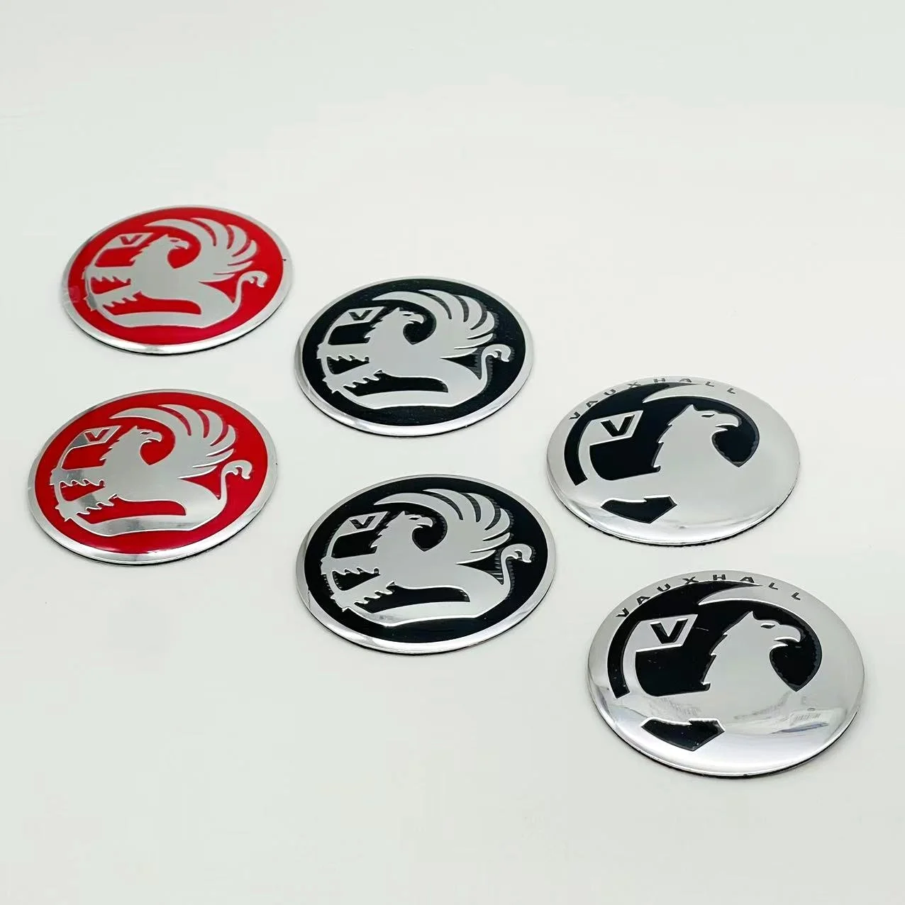 4Pcs 56mm Alloy Car Wheel Center Emblem Tire Hub Sticker for Vauxhall VXR Zafira Vectra Astra Corsa Insignia Mokka Meriva Antara 5