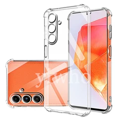 Transparent Phone Case for Samsung Galaxy C55 F55 M55 5G A55 A35 A25 A15 A05S M15 Shell Protective Camera Back Clera Covers