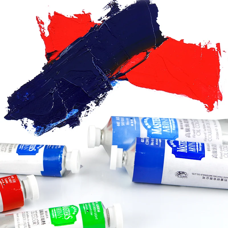 Marie's 200ml/tube profesionál mazat paints kartáč pro artista kresba pigmenty začátečník umění zásoby kreativní mazat líčit nářadí