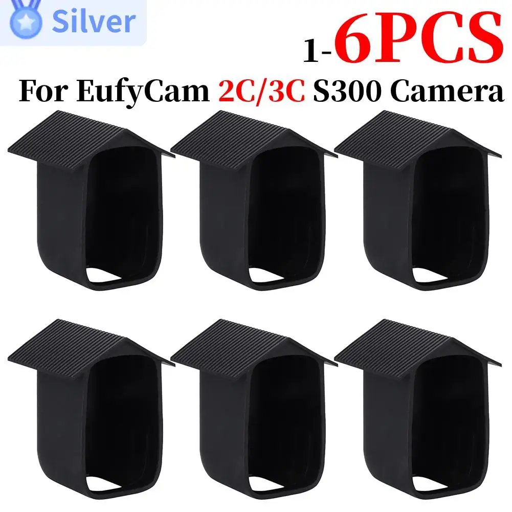 Silicone Protective Covers for eufyCam 2C 3C Anti-Scratch Camera Protective Cover Security Camera Protection Case For Eufy 2C 3C